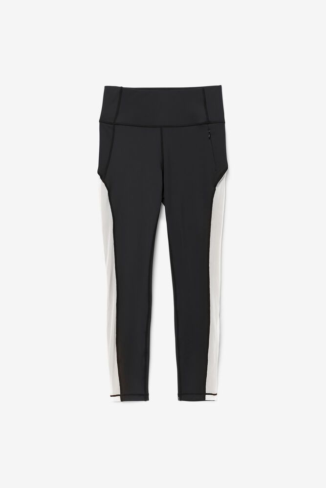 Fila Forza Contrast 7/8s Leggings Black - Womens - 87301NTFL